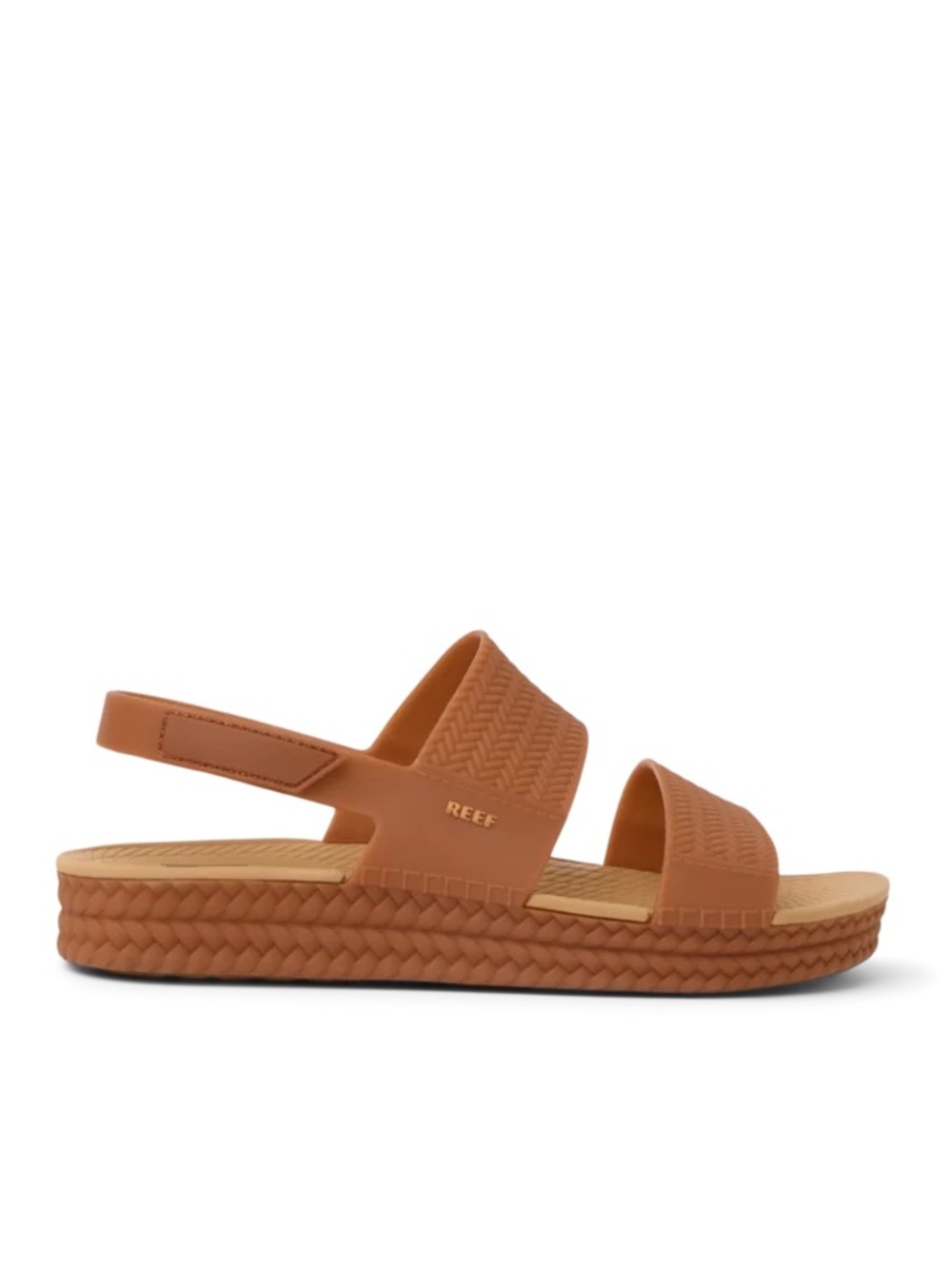 Reef Water Vista Brown Slingback Platform Sandal
